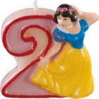 Lumanare 3D pentru tort Princess Fantasy, cifra 2